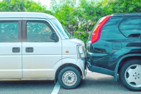 交通事故当時の記録写真