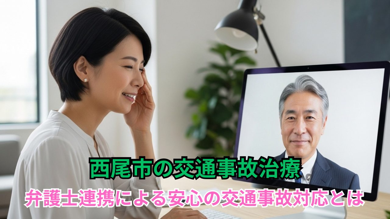 西尾市の交通事故治療　弁護士連携による安心の交通事故対応とは