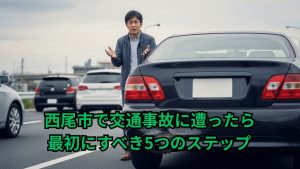 西尾市で交通事故に遭ったら最初にすべき5つのステップ