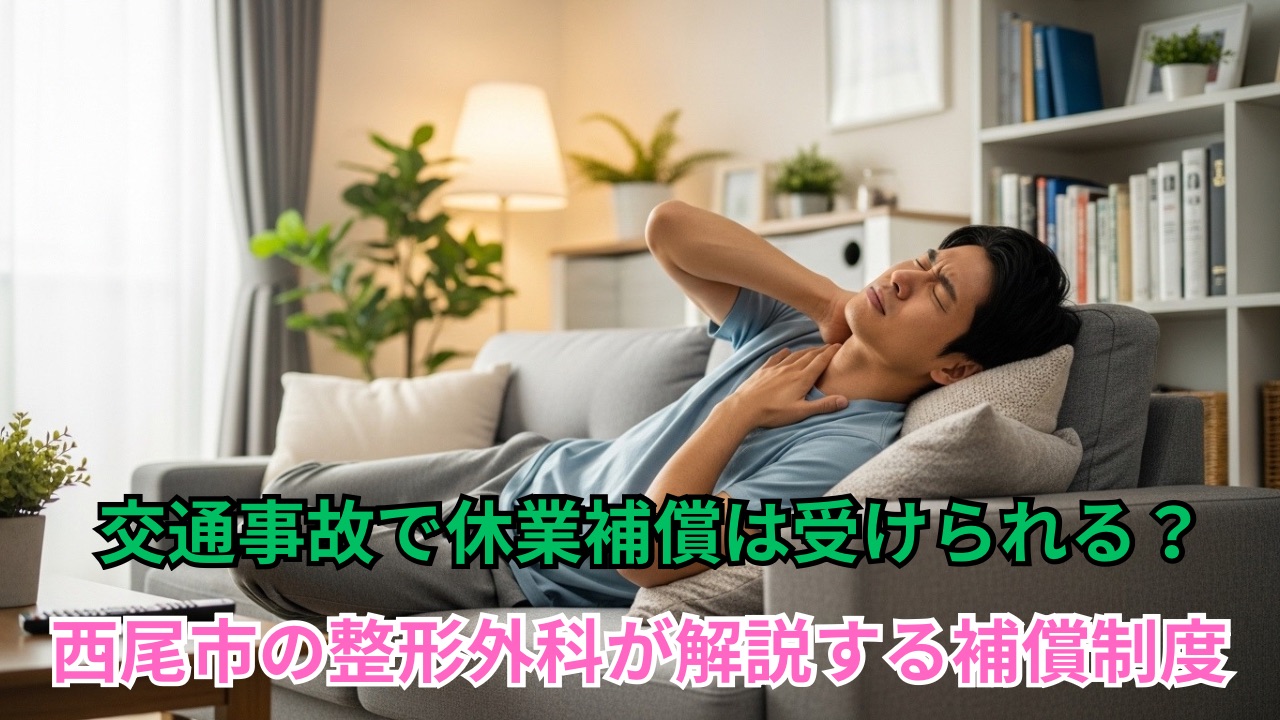 交通事故で休業補償は受けられる？西尾市の整形外科が解説する補償制度
