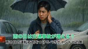 梅雨の雨の日は交通事故が増える？雨の日の運転で気をつけるべきポイントと対策