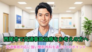 西尾市で交通事故治療をお考えの方へ：交通事故対応に強い整形外科を選ぶ9つの重要ポイント